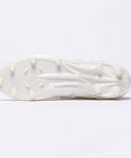 Bottom view of a clear cleat showing the sole design for use with XFAST Cleat Ankle Brace and Stabilizer for Men and Women, Small Black.