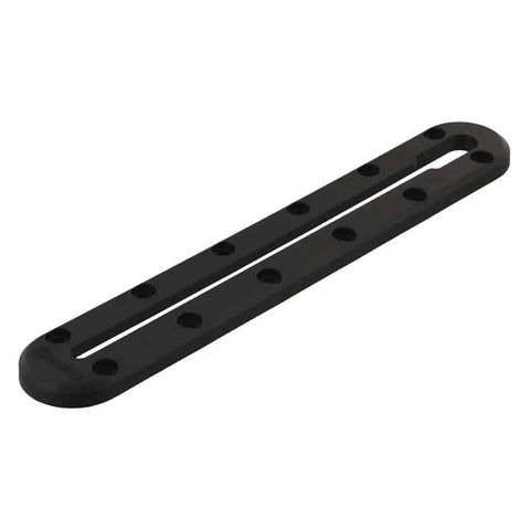 Low Profile 8 Inch Track System For Kayaks And Watercraft, Corrosion Resistant High Strength Composite, Top Load Design For Quick Setup Of Rod Holders And Accessories, Easy Install On Kayak, Canoe, And Other Gear black mounting track