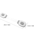 10 Pack Child Safety Cabinet Locks Easy Install Plastic Latches For Cabinets Drawers Fridge Oven Gray 20cm size view