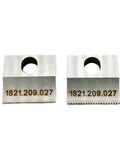 Replacement Cutter Knife For BXT2-16 Battery Powered Plastic Strapping Tools, Durable Spare Blade For Signode Strapping System, Precise Cut, Easy Install, Compatible With BXT2-16 And Other Signode Models. Two steel blades with 1821.209.027