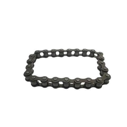 Heavy Duty Gray Replacement Reverse Roller Chain Perfect For 700-070A Transmission Systems And Model 786081 Units shown from the side.