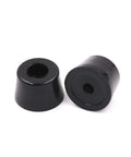 Built Tough Pro Grade Rubber Floor Savers For Chairs And Tables Non Slip Screw In Glides With Shock Absorbing Bumpers 2 black rubber glides