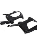 Front Bumper Mounting Retainer Bracket Kit Left Driver Side And Right Passenger Side Stainless Steel Black 2 Piece