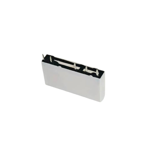 Side view of Four Pack 24VDC Relays, 6A, 5-Pin Plug And Play for Industrial Control Panels HVAC and Automation Systems, Heavy-Duty