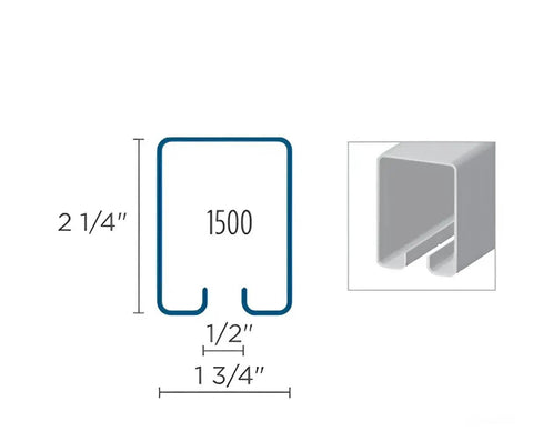 Heavy Duty 4 Wheel Trolley for Sliding Gate with 440 Lb Capacity, Steel Frame, Powder Coated Finish, rail profile dimensions