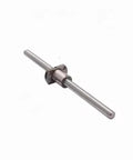 Miniature Ball Screw SFK Series with nut for 3D printer, 6mm to 12mm diameter, precision heat-treated steel.