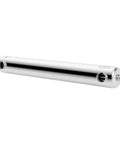 Efficient 120KW Pool Heat Exchanger With 304 Stainless Steel Tube And Shell Construction, Same Side Ports 1 Inch And 2 Inch shown angled