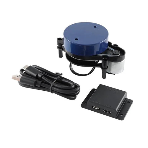 360 Degree LiDAR Sensor Module for Robots with an 8 Meter Scanning Radius, 2D Laser Range Finder for Obstacle Avoidance and Smooth Navigation