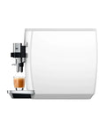 Sweet Renewed Automatic Coffee And Espresso Machine In Piano White delivers a killer 17 drink menu with an integrated frother.
