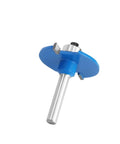 Kick Ass Biscuit Cutter Tool For T Slot Joinery With 6Mm And 6.35mm Shanks, blue router bit for woodworking.