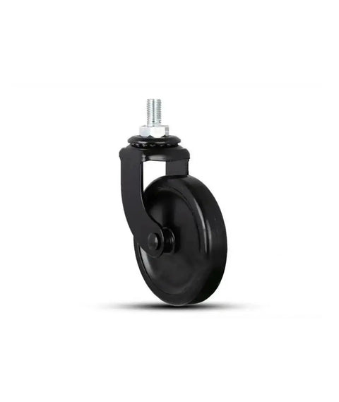 Four Pack 3 Inch Lead Screw Casters With Brakes, Silent Universal PP Wheels For Furniture, Trolleys And Dining Tables, close-up view