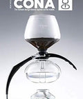 DGENIUS All Glass Siphon Coffee Maker With Glass Filter Rod No Paper Or Cloth Brewing Industrial Design Classic visible in full