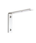 Stainless Steel L Shaped Shelf Brackets Heavy Duty Wall Mount Supports For Floating Shelves Built To Last And Keep Things Level For Books Decor And Electronics 1 Piece shown front