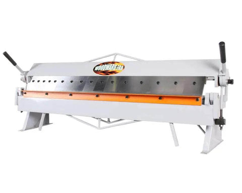 Box And Pan Bending Brake Tool For Sheet Metal Pro Grade Heavy Duty Metal Fabrication Brake with Silver Finish