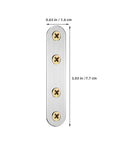 18 Piece Metal Mending Plates And Flat Wall Brackets Set For Furniture Reinforcement And DIY Projects No Sweat Install Built To Last