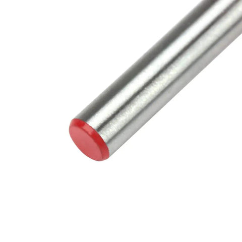Heavy Duty Tungsten Steel Router Bit With 6mm Shank For CNC Carving Wood MDF PVC Slotting Bottom Cleaner Tool showing end view.