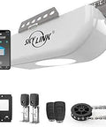 Ultra Quiet Three Quarter HPF Garage Door Opener Works With Alexa WiFi Enabled Chain Drive Two Remote Controls