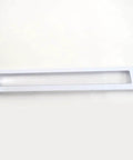 Assy Cover Slide Pantry Replacement Part DA97-12637A For Fridge, white plastic cover with rectangular opening