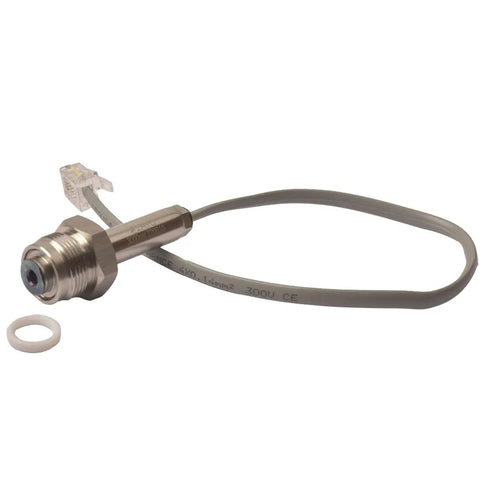 Airless Sprayer Pressure Transducer For Titan Impact 440 540 640 740 Sprayers Aftermarket Built Tough With Silicon And Stainless Steel Reliable Sensor For Consistent Spray Performance, showing metallic sensor with attached cable