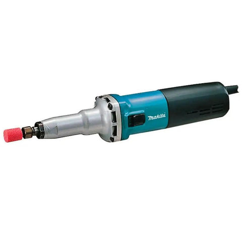 Heavy Duty Quarter Inch Sjs Die Grinder With Six Point Six Amp Motor Pushing Up To Twenty Eight Thousand Rpm Variable Speed Trigger in teal color.