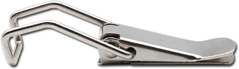 Heavy Duty Stainless Steel Hasp Toolbox Buckle And Toggle Latch For Secure Cabinet Window Box Locking Hardware That Really Holds Tight And Adds Grit To Your Gear. stainless steel latch side view for toolbox, cabinet, or box locking