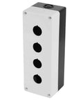 Heavy Duty Rugged Weatherproof Switch Box for 22 mm Push Buttons Industrial ABS Control Enclosure With Sealing Rubber Strip