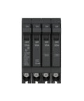 Front view of THQLQ203020 Q-Line quad circuit breaker pack of 1, two 20A/1P plus 30A/2P configuration, 120/240 VAC, 10 kAIC.