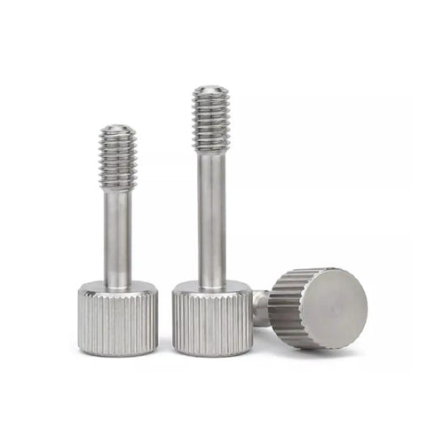 M4 X 12 Mm Knurled Captive Panel Screws Stainless Steel 4 Pack Thumb Fasteners Hardware Kit Easy Grip Built Tough Replacement Bolts on display.