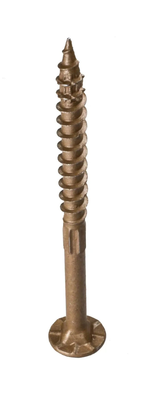 Heavy Duty Framing Screws Three Inch Long With Six Lobe Drive And Sharp Sawtooth Tip For Smooth Sailing On Any Wood Project Low Profile Tan Head