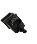 GM Evaporator Emission Canister Purge Solenoid Valve 12735397 OE replacement front view black component for Chevrolet Buick GMC Cadillac
