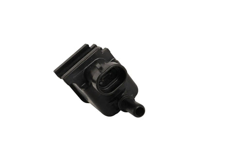 GM Evaporator Emission Canister Purge Solenoid Valve 12735397 OE replacement front view black component for Chevrolet Buick GMC Cadillac
