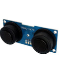 Front view of Waterproof Ultrasonic Ranging Module With Split Transceiver For Outdoor Robo Projects And Battery Apps Delivers 13 Feet Range Ultra Low Standby Power Built For Wet Harsh Environments And Reliable Obstacle Avoidance