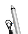 8 Inch Stroke 12V Electric Linear Actuator, 225lbs Load Capacity, 10mm/s Travel, IP55 Waterproof, Silver Aluminum