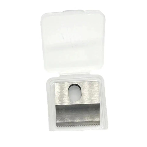 Replacement Cutter For V6 Q1 Q2 Battery Powered Plastic Strapping Tool Q0078 Spare Part 3 Pack Fits JD13 JD16 JDC1 Tools Easy Install Durable Blade For Quick Strapping Tasks, metal cutter blade with plastic cover