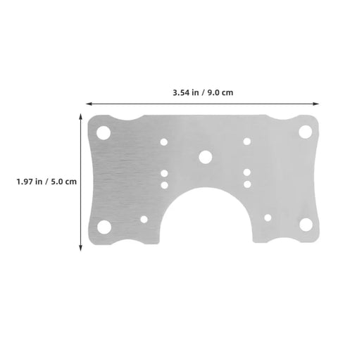 Stainless Steel Cabinet Hinge Plates 5 Pack For Kitchen Cabinet Doors Quick Fix Replacement And Repair No Fuss Easy Install Silver