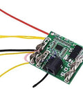 Solid 5S Li Ion Battery Protection Board With 20A Bms Module Designed For 18V And 21V Lithium Packs, compact circuit board with multiple wires.
