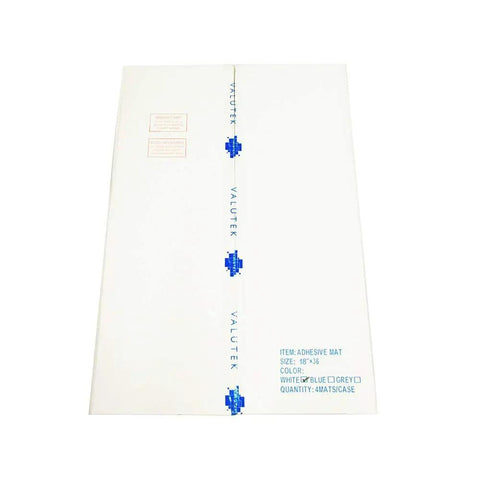 Blue LDPE Cleanroom Adhesive Mats For Entryways With Built Tough Peel And Reveal Sticky Floor Rolls That Trap Dirt Instantly Using No Fuss Swap Methods For Busy Workshops 18 By 36 Inch Heavy Duty Pack showing packaging details.
