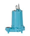 Heavy Duty 1/2 Horsepower Submersible Sump Pump Handles The Heavy Lifting With 2 Inch Discharge And 20 Ft Cord On Cast Iron Body For Basement Floods Without Any Sweat, showcasing the blue cast iron body.