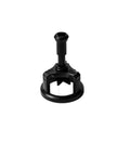 Automatic Rotating Wdt Tool Espresso Needle Distributor Anti Clumping Coffee Grinder Accessory 53 Mm black plastic design