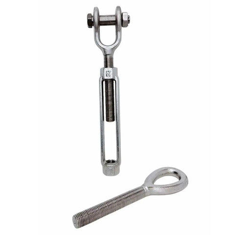 Non Magnetic Top Notch Built Like A Tank Beefy T316 Stainless Steel Drop Forged Jaw Eye Turnbuckle 1 1 4 X 12 Inch