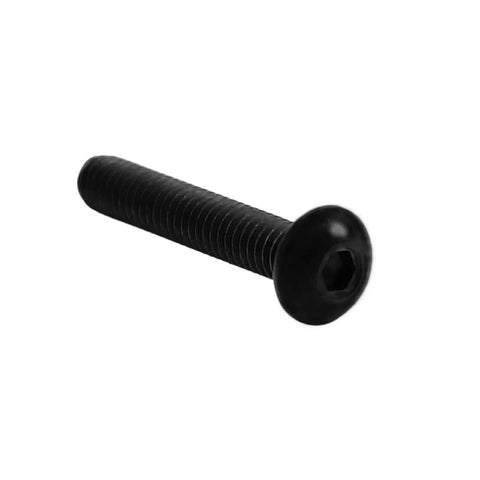 Black titanium M2x14mm button head socket cap screw ISO 7380 hex GR2 for RC cars drones 3D printing DIY