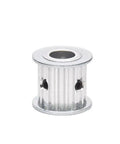5M 15T Timing Pulley For 15mm Wide Belts With 5mm Pitch And 10mm Bore Aluminum Synchronous Wheel Perfect For CNC Milling Machines Lathes And Other Precision Machinery Drives, silver aluminum timing pulley