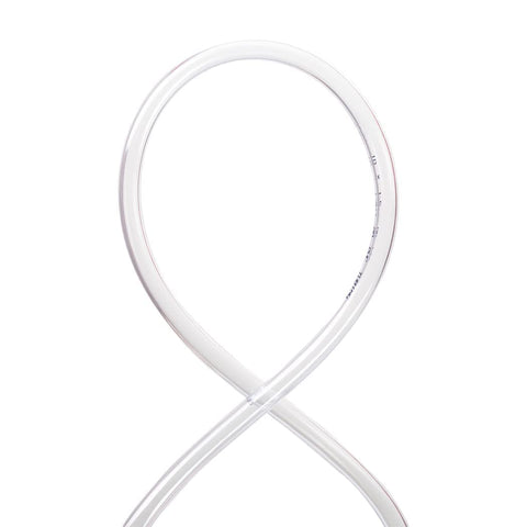Clear Vinyl Tubing One Half Inch Inner Diameter Fifty Feet Long Low Pressure Flexible PVC Hose UV Resistant Chemical Resistant Non Toxic
