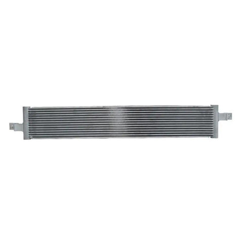Heavy Duty Transmission Oil Cooler Fits Chevy Traverse 2018-2019 With 2.0L Engine Upgrades And Replaces Parts Like POC204 And GM4050125 For Reliable Daily Driving Performance, silver finned cooler
