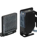 Enforcer Indoor Outdoor Wall Mounted Photoelectric Beam Sensor with 35 Foot Range, includes reflector and sensor, weatherproof design