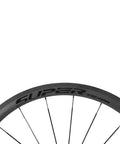 Top view of Kickass Tubeless Ready Carbon Fiber Wheelset For 700c Road Bikes Toray T700 Build UCI Approved EN Tested