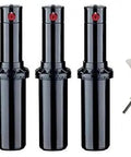 Full Circle Rotor Sprinkler Heads In A Heavy Duty Four Pack With Pre Installed Number Seven Nozzles And An Included Adjustment Tool