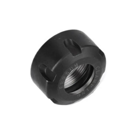 Heavy Duty Engraving Machine ER Collet Nut for High Precision CNC Milling and Tapping Tools, 25mm Size, Heat Treated Steel