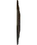Side view of Vienna Ceiling Medallion 20 Inch Diameter Bronze Finish With Deep Relief; Three And A Half Inch Inner Opening, One And A Half Inch Projection, Six And A Half Inch Canopy; Lightweight, Easy Install, Ideal For Ceiling Fans Or Light Fixtures