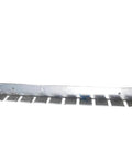 Heavy Duty Aluminum Tool Holder to Keep Your Welding Vise Clamp Pry Bar and More Sorted, 9 Slot Tool Rack shown in metallic finish